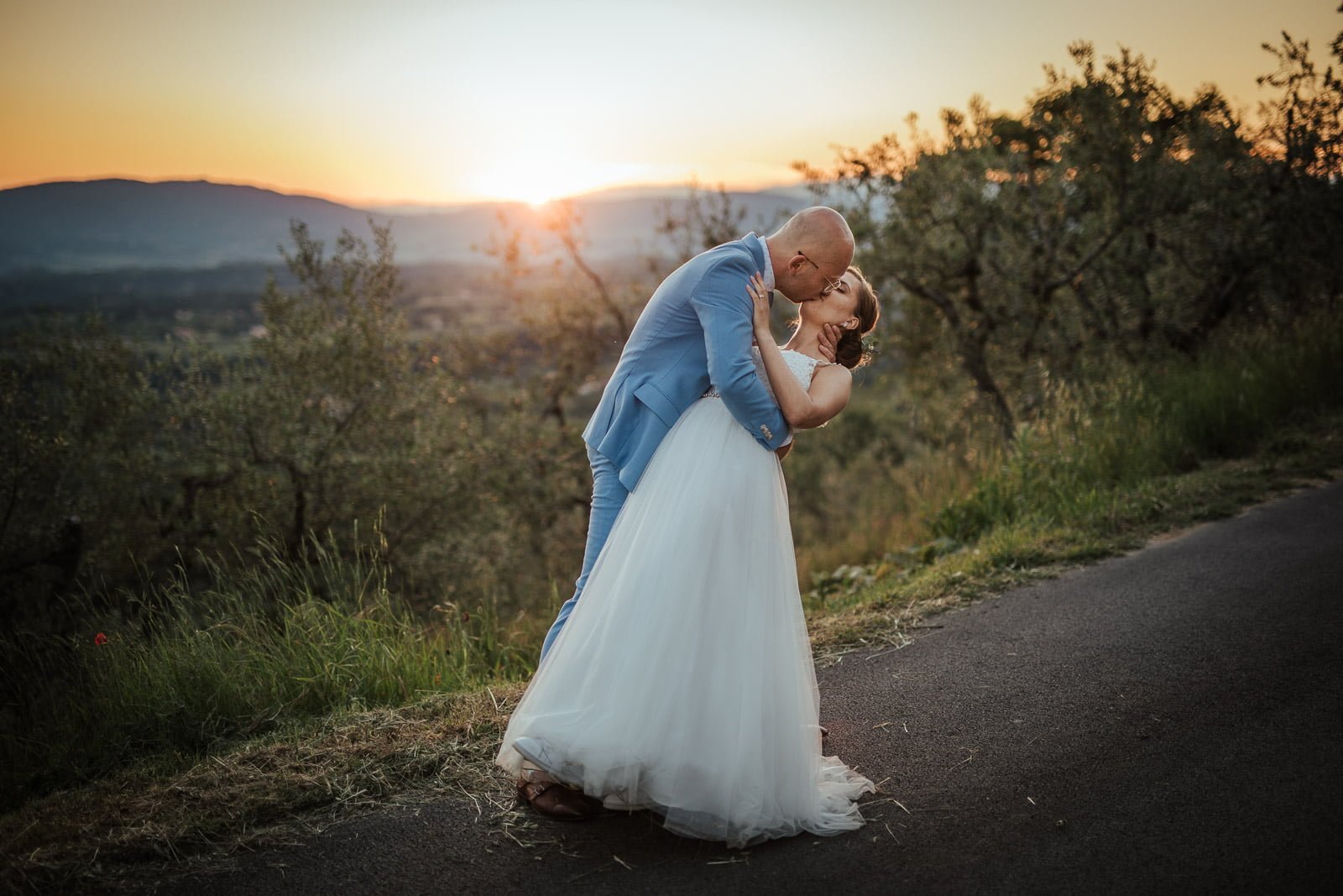 Hochzeit in der Toskana, Italien in Pian Di Sco