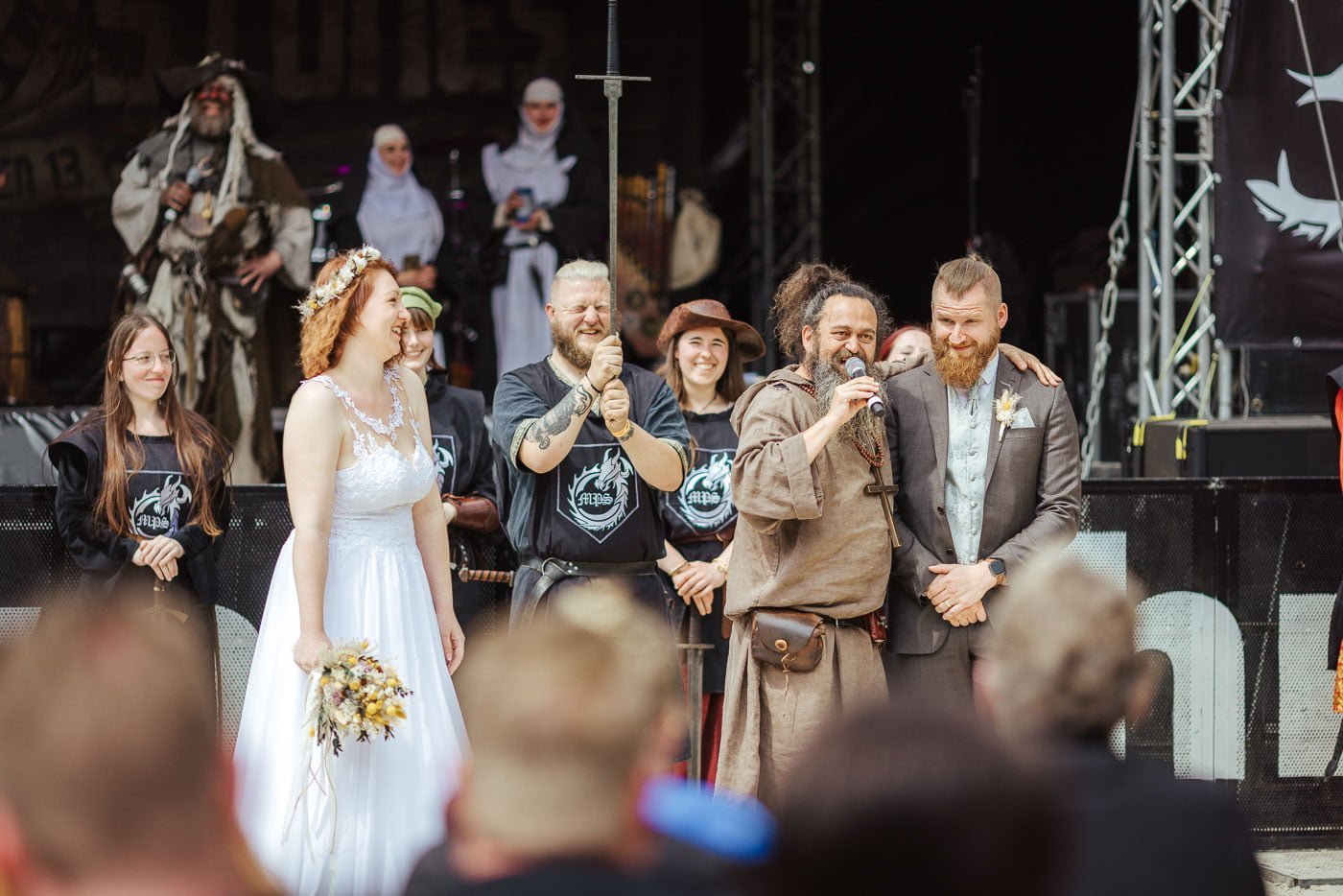 Mittelalterliche Magie: Die Hochzeit von Nicole & Dominik beim Rastede MPS