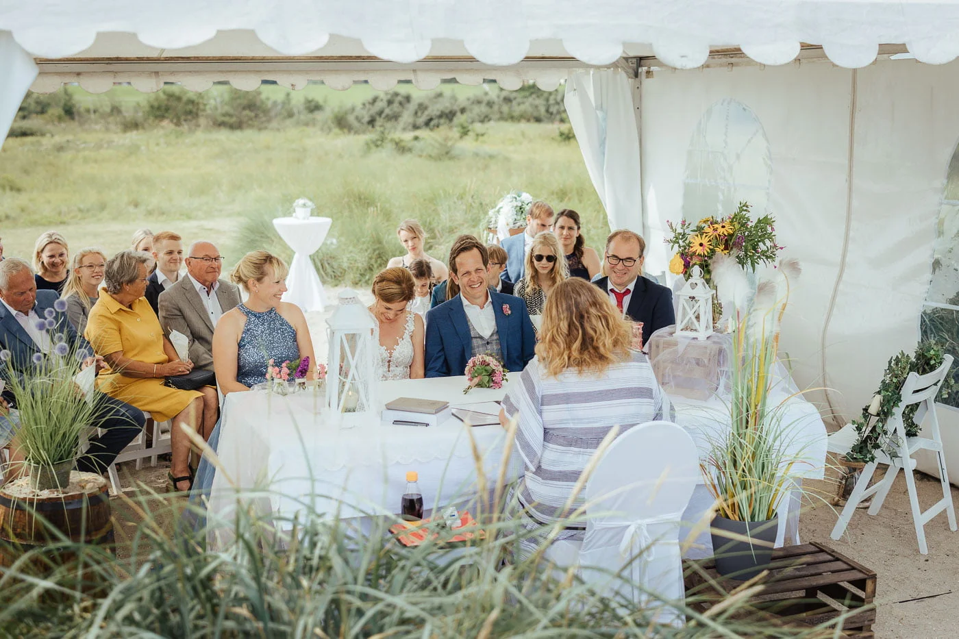 Hochzeit im Pagodenzelt in Schillig, Wangerland