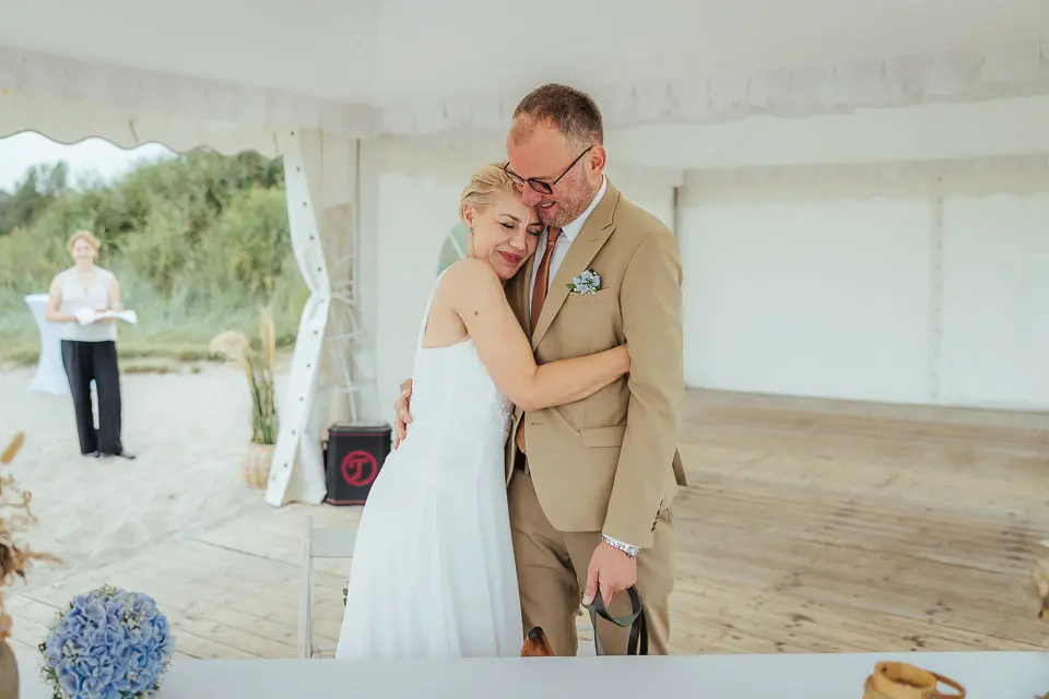 Hochzeit zu zweit am Strand von Hooksiel